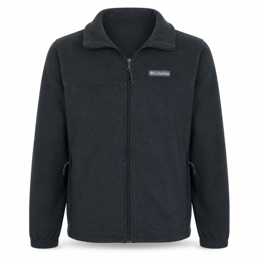 Columbia Mens Black Fleece Jacket M Full Zip Warm Casual Outdoor