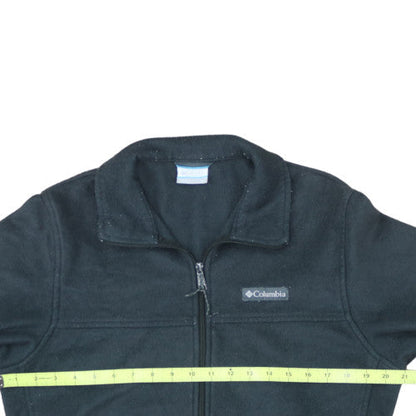 Columbia Mens Black Fleece Jacket M Full Zip Warm Casual Outdoor