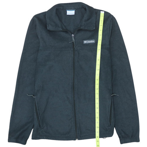 Columbia Mens Black Fleece Jacket M Full Zip Warm Casual Outdoor