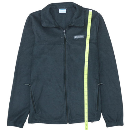 Columbia Mens Black Fleece Jacket M Full Zip Warm Casual Outdoor