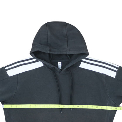 Adidas Men's Black Pullover Hoodie L Logo Sports Fleece Sweatshirt