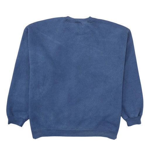 Starter Men's Blue Pullover Fleece Sweatshirt Size L Vintage
