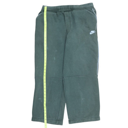 Nike Men's Green XL Fleece Sweatpants with Logo