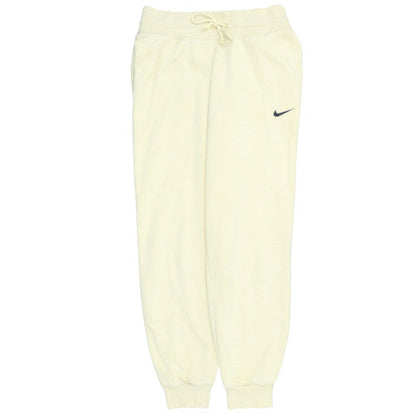 Nike Womens Ivory Fleece Jogger Sweatpants S Elastic Cuffed Trousers