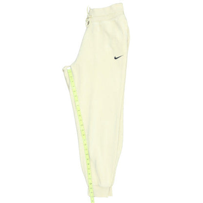 Nike Womens Ivory Fleece Jogger Sweatpants S Elastic Cuffed Trousers