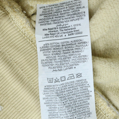 Nike Womens Ivory Fleece Jogger Sweatpants S Elastic Cuffed Trousers