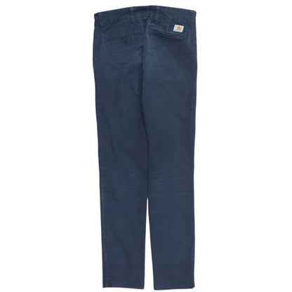 Carhartt WIP Men's Blue Slim Fit Sid Chino Trousers 28x32