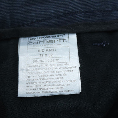 Carhartt WIP Men's Blue Slim Fit Sid Chino Trousers 28x32