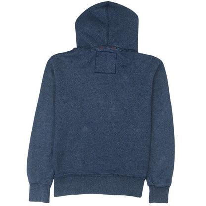 Superdry Men's Blue Full Zip Hoodie XL Classic Knit Sweatshirt