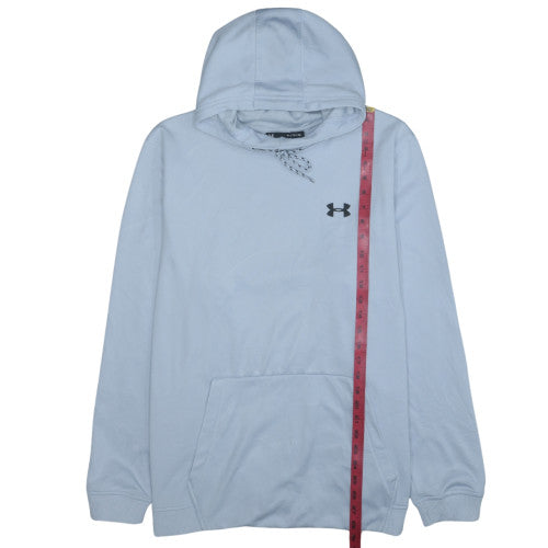 Under Armour Men's Blue Pullover Hoodie XL Fleece Sportswear