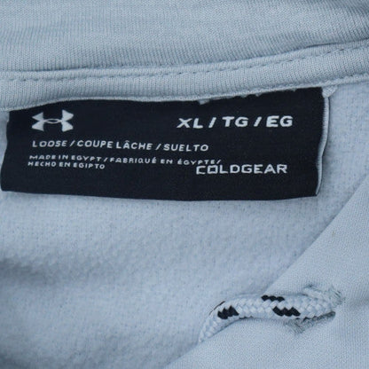 Under Armour Men's Blue Pullover Hoodie XL Fleece Sportswear