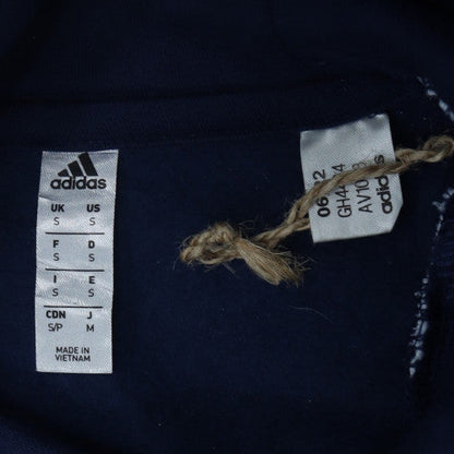 Adidas Men's Blue Pullover Hoodie Size S Sports Fleece