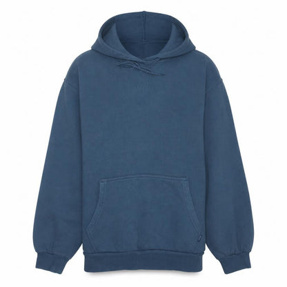 Diesel Mens Blue Pullover Hoodie M Cotton Blend Fleece