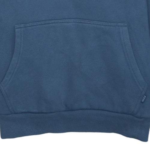 Diesel Mens Blue Pullover Hoodie M Cotton Blend Fleece