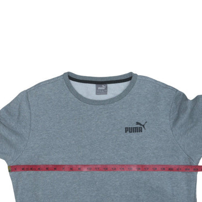 Puma Men's Grey Crew Neck Pullover Sweatshirt Size L
