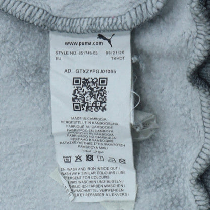 Puma Men's Grey Crew Neck Pullover Sweatshirt Size L