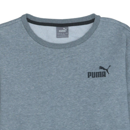 Puma Men's Grey Crew Neck Pullover Sweatshirt Size L