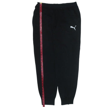 Puma Men's Black Jogger Trousers L Regular Fit Elastic Waist