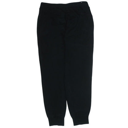 Puma Men's Black Jogger Trousers L Regular Fit Elastic Waist