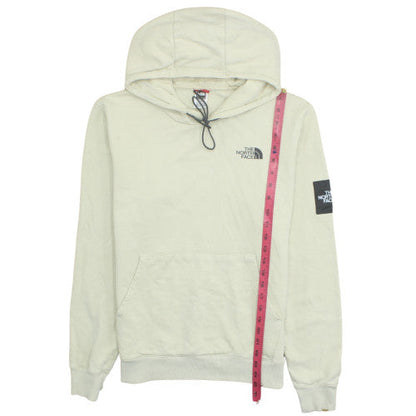 The North Face Unisex Beige Pullover Hoodie M Cotton Fleece