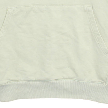 The North Face Unisex Beige Pullover Hoodie M Cotton Fleece