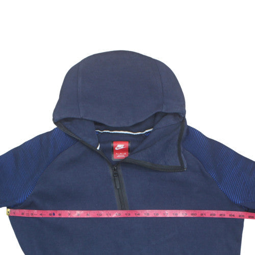 Nike Men's Blue XL 1/2 Zip Fleece Hoodie