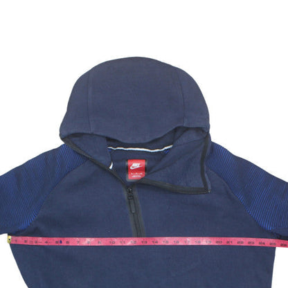Nike Men's Blue XL 1/2 Zip Fleece Hoodie