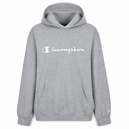 Champion Women's Grey Pullover Hoodie XL Logo Graphic Cotton Blend