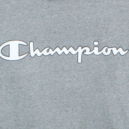 Champion Women's Grey Pullover Hoodie XL Logo Graphic Cotton Blend