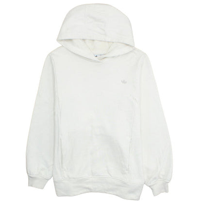Adidas Womens White Pullover Hoodie Size 20-22 Plus Cotton Blend