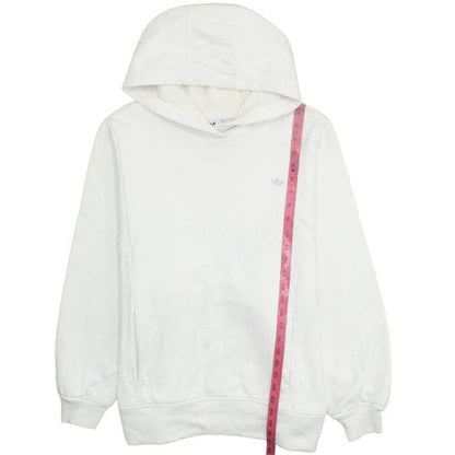 Adidas Womens White Pullover Hoodie Size 20-22 Plus Cotton Blend