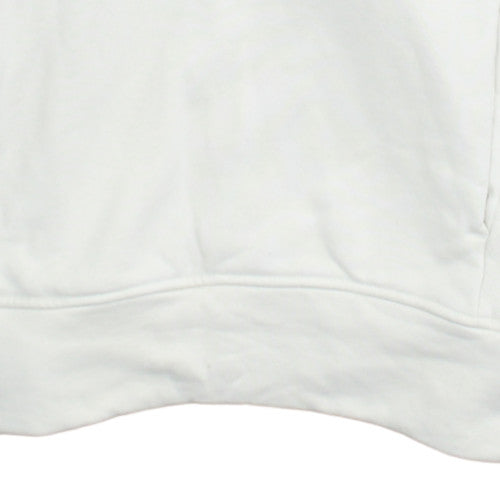 Adidas Womens White Pullover Hoodie Size 20-22 Plus Cotton Blend