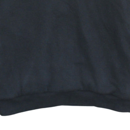 Adidas Mens Black Small 1/2 Zip Hoodie with Logo Detail
