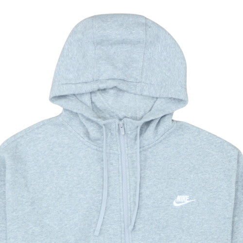 Nike Men's Grey 2XL Full Zip Fleece Hoodie Sweatshirt