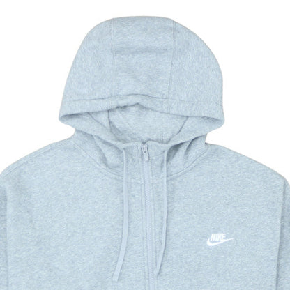 Nike Men's Grey 2XL Full Zip Fleece Hoodie Sweatshirt