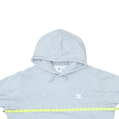 Adidas Men's Grey Pullover Hoodie 2XL Regular Fit Fleece