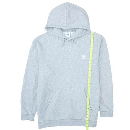 Adidas Men's Grey Pullover Hoodie 2XL Regular Fit Fleece