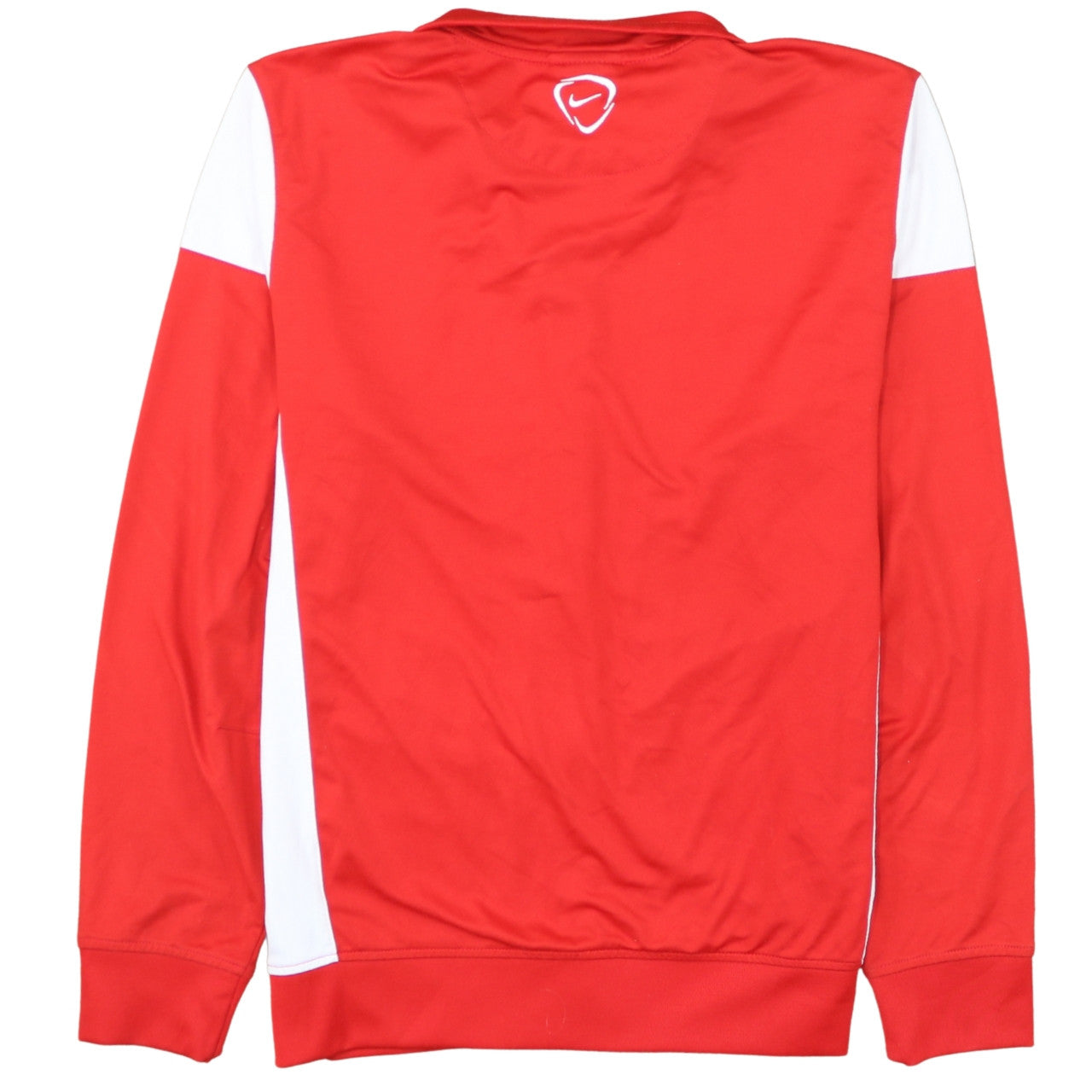 Nike Men's Red Full Zip Dri-Fit Sports Sweatshirt Size L