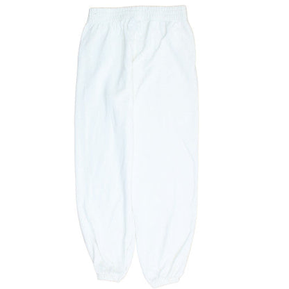 Nike Womens White Sweatpants M Elastic Waist Jogger Trousers