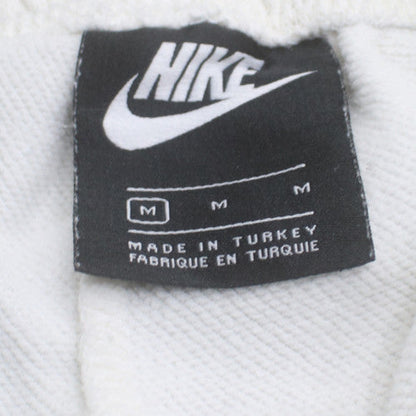 Nike Womens White Sweatpants M Elastic Waist Jogger Trousers
