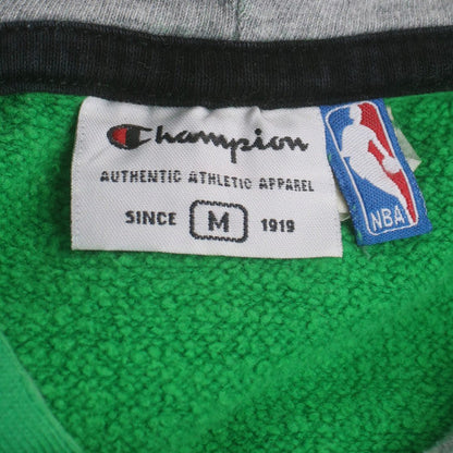 Champion Womens Green Boston Celtics Hoodie M Athletic NBA Style