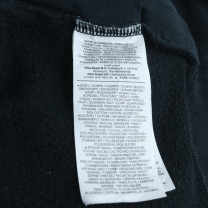 Nike Men's Black L 1/2 Zip Fleece Sweatshirt Regular Fit Sportswear