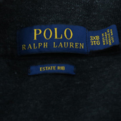 Ralph Lauren Men's Blue 3XL 1/4 Zip Cotton Knit Jumper