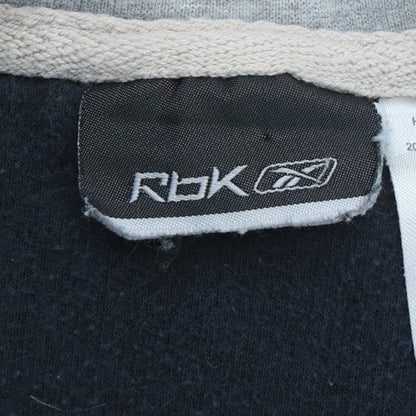 Reebok Mens Light Grey Crew Neck Sweatshirt Size L Cotton Blend