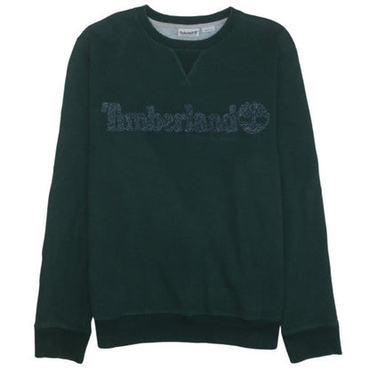 Timberland Men's Green 2XL Pullover Sweatshirt Crew Neck Fleece