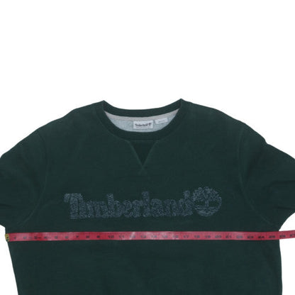 Timberland Men's Green 2XL Pullover Sweatshirt Crew Neck Fleece