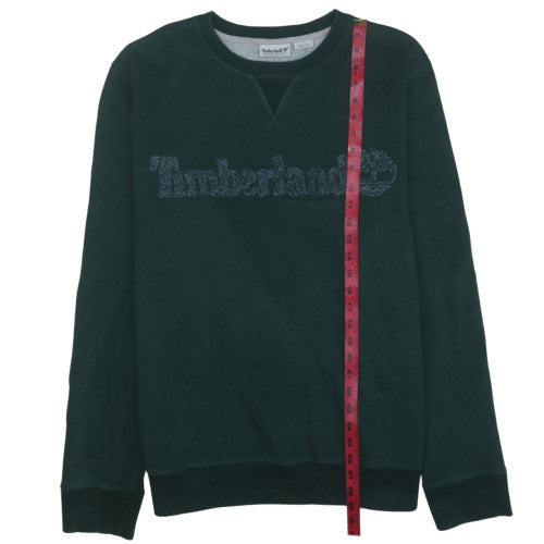 Timberland Men's Green 2XL Pullover Sweatshirt Crew Neck Fleece