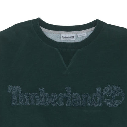 Timberland Men's Green 2XL Pullover Sweatshirt Crew Neck Fleece