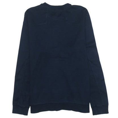 Hugo Boss Men's Blue Logo Crew Neck Sweatshirt Size L