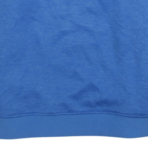 Under Armour Men's Blue 1/2 Zip ColdGear Sweatshirt L Relaxed Fit